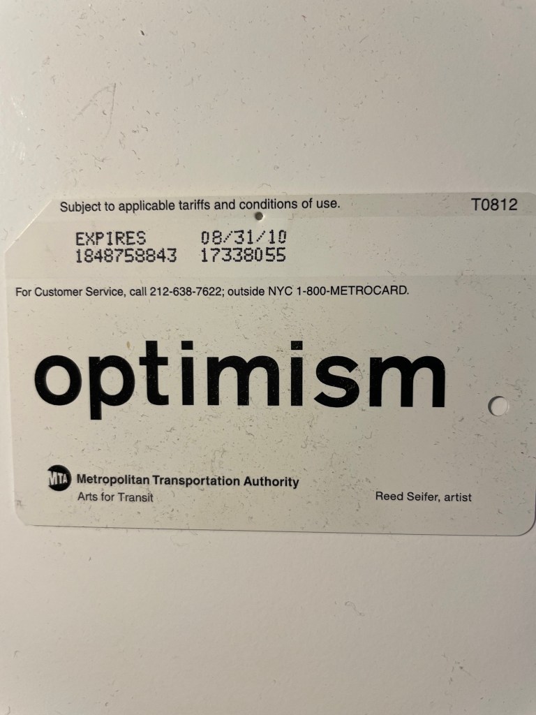 New York City Optimism Metrocard